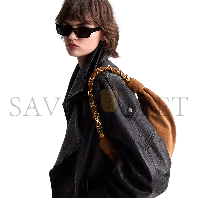 YSL AMALIA SMALL HOBO IN SUEDE 8731621U80W2916 (44*19.5*2cm)